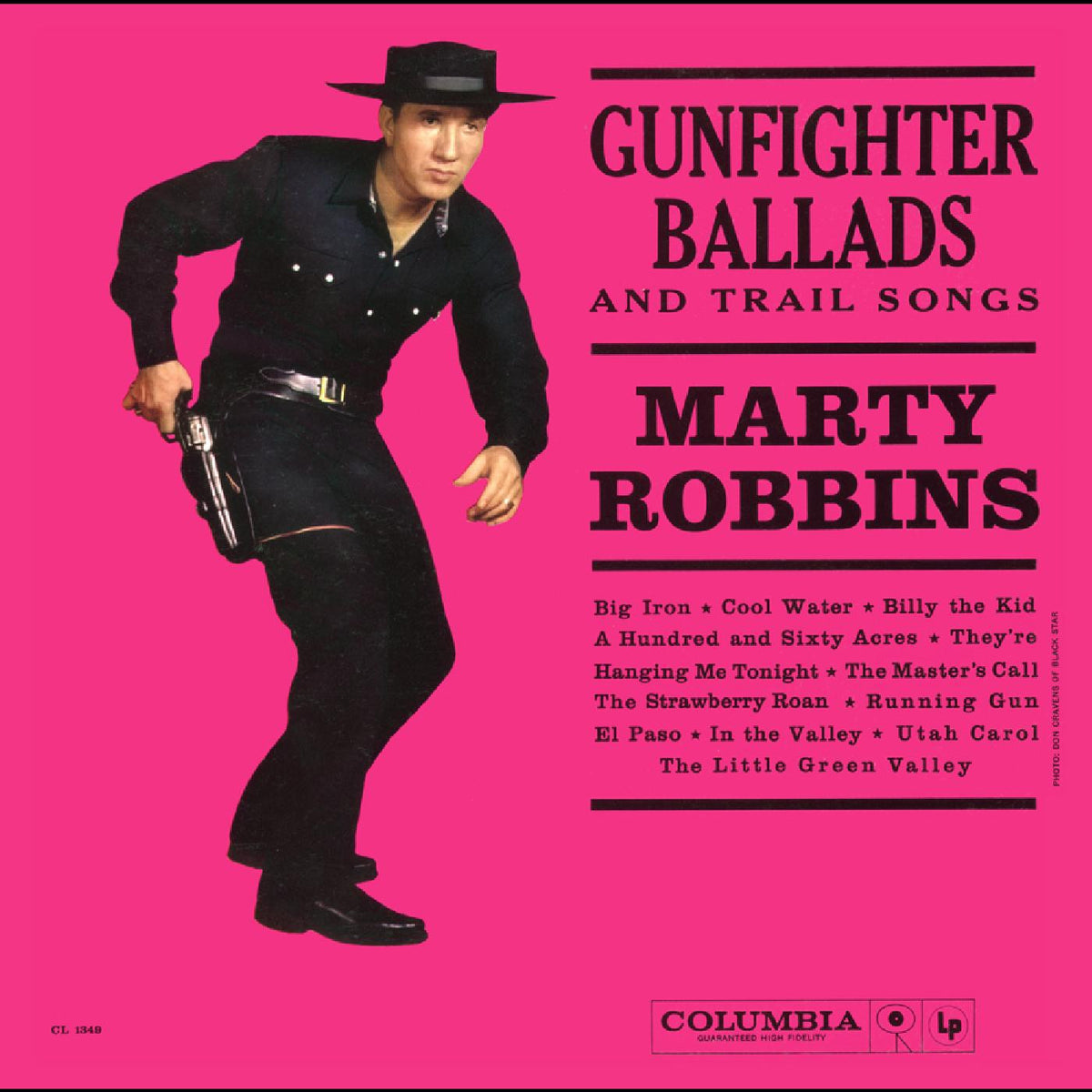 Marty Robbins - Sings Gunfighter Ballads and Trail Songs - Silver and Red Vinyl - LP - New