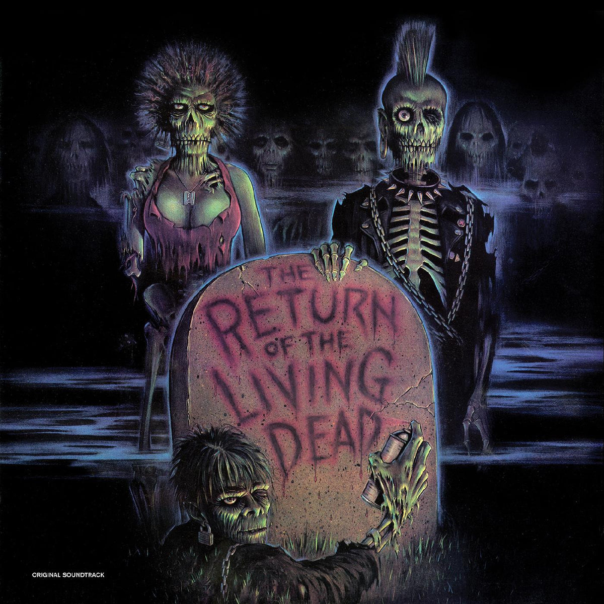 The Return of the Living Dead - Original Soundtrack - Brown and Green Vinyl LP - New